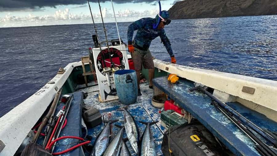 Ancestral fishing: Fishing with an experienced Rapa Nui - Two hours of fishing in the Pacific