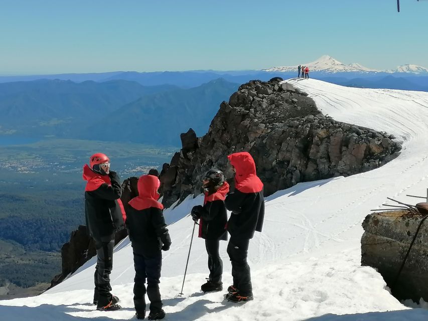 Ascent to Villarrica volcano 2,847masl, from Pucón - The summit at 2,847 meters