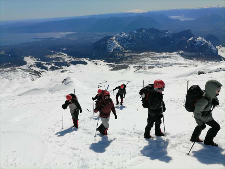 Ascent to Villarrica volcano 2,847masl, from Pucón - What is included for $185