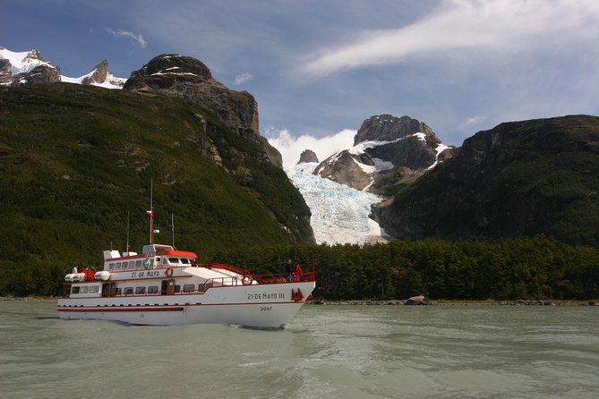 Balmaceda and Serrano Glaciers Sightseeing Cruise from Puerto Natales - Balmaceda Glacier from the water