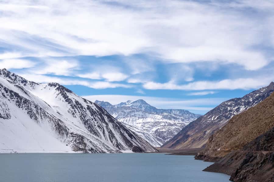 CAJON DEL MAIPO + EL YESO RESERVOIR + PICNIC TOUR - Reaching El Yeso at 2,500 meters