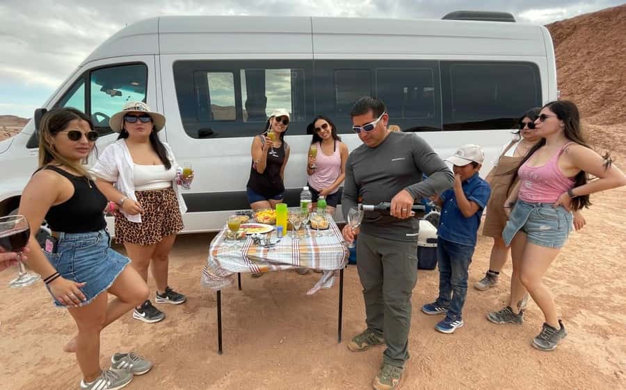 Explore Moon Valley with Sunset, Snacks and Refreshments - Gran Duna, where the desert opens wide