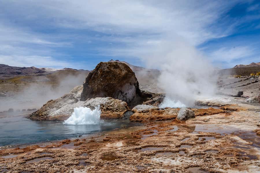From San Pedro de Atacama: El Tatio Geyser Field & Wetlands - Breakfast in the cold Altiplano