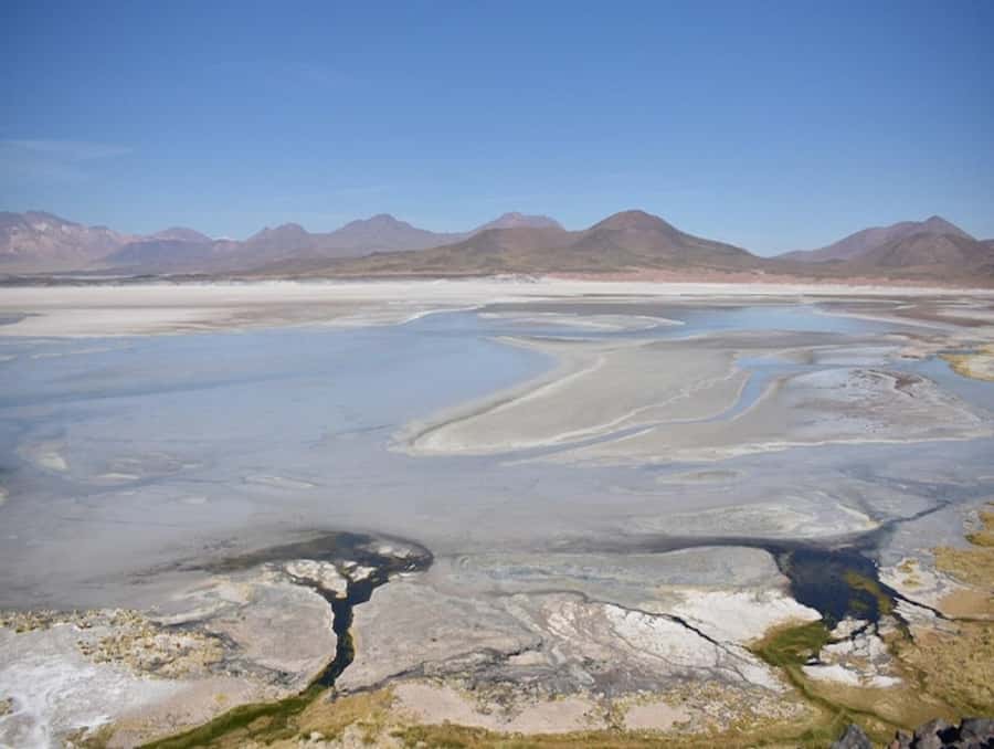 From San Pedro de Atacama: Lagoons and Piedras Reds - Socaire, farming, and a high desert church