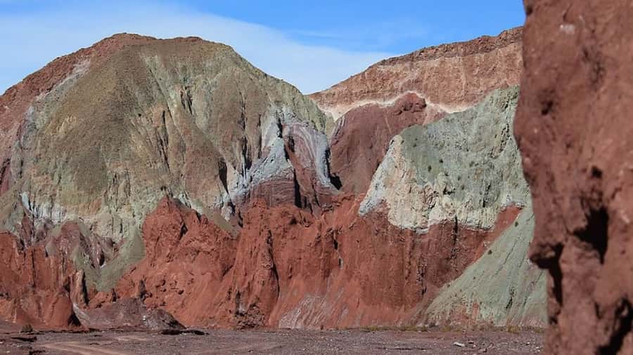 From San Pedro de Atacama: Rainbow Valley Tour - Rainbow Valley and the colors beneath your feet