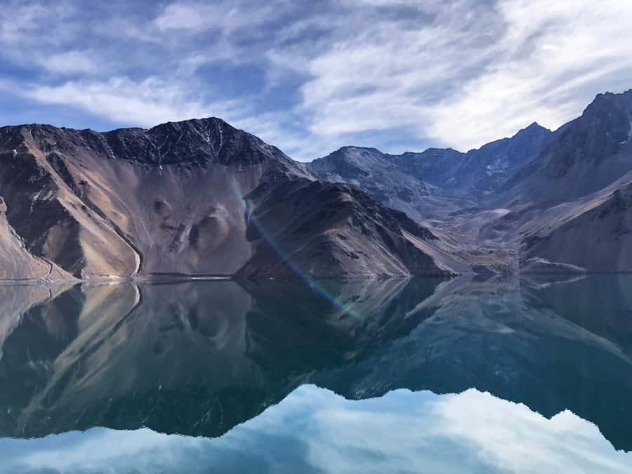 From Santiago: Maipo Canyon Tour with Andes Mountain view - The road toward El Yeso Dam
