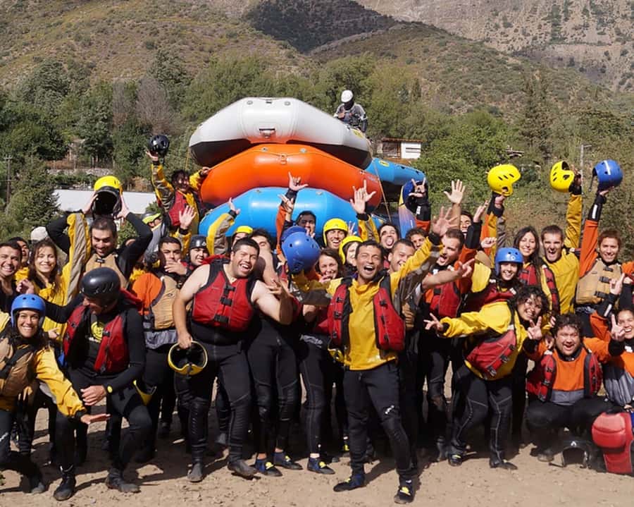 From Santiago: Rafting in the Maipo Canyon - After the final rapid