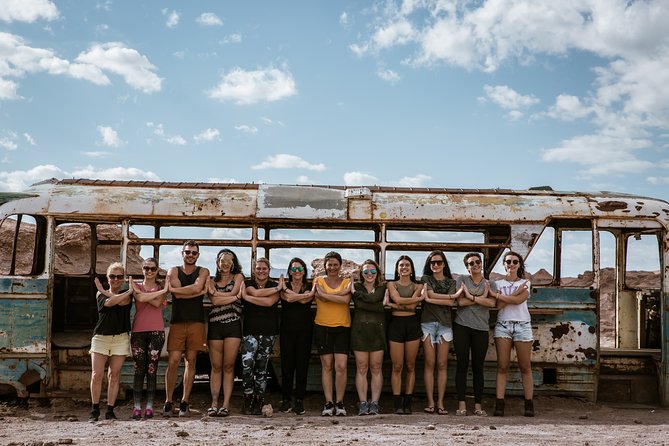 Full Atacama - SORBAC (private groups) - Day 1: the Magic Bus and salt baths at Baltinache