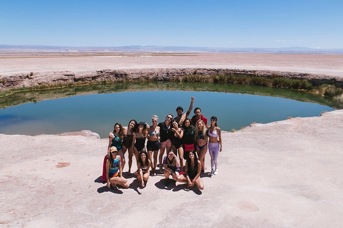 Full Atacama - SORBAC (private groups) - Day 6: colored rock, petroglyphs, Toconao, and flamingos