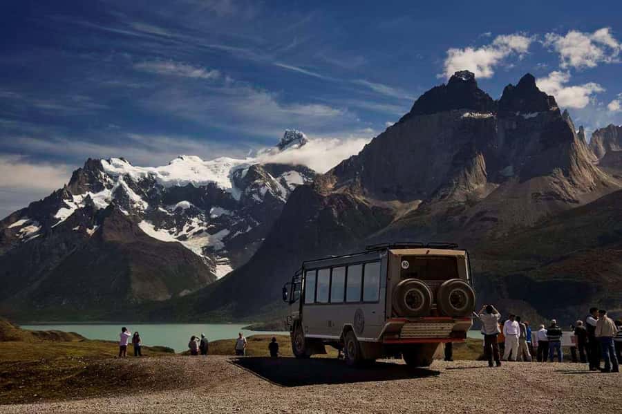 Full-day excursion to Torres del Paine National Park - Lake Pehoé and the French Valley view