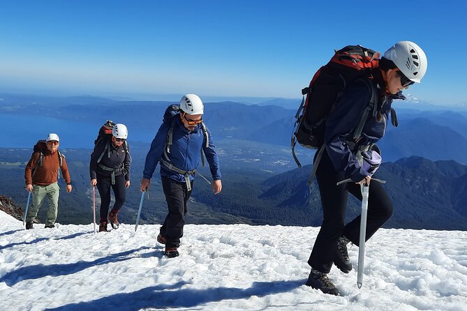 Full Day Mountaineering to Villarrica Volcano from Pucón - Climbing with supplied mountain equipment