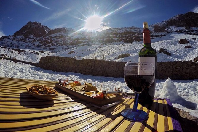Half Day Private Trip to Valle Nevado with Cheese and Wine Carbon Neutral trip - Valle Nevado above 3,000 meters