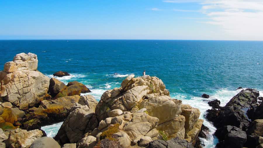 ISLA NEGRA AND ALGARROBO WITH VINICOLA UNDURRAGA - TOUR : CHILE - Algarrobo’s beaches and giant saltwater pool