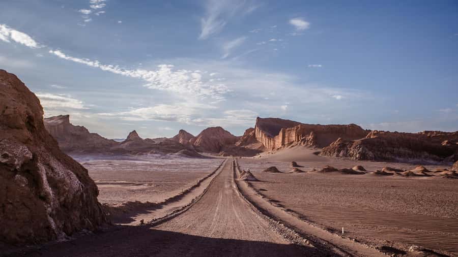 Moon Valley (Valley of the Moon) from San Pedro de Atacama - Inside the salt cave