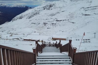 Panoramic Andes Valle Nevado and Farellones