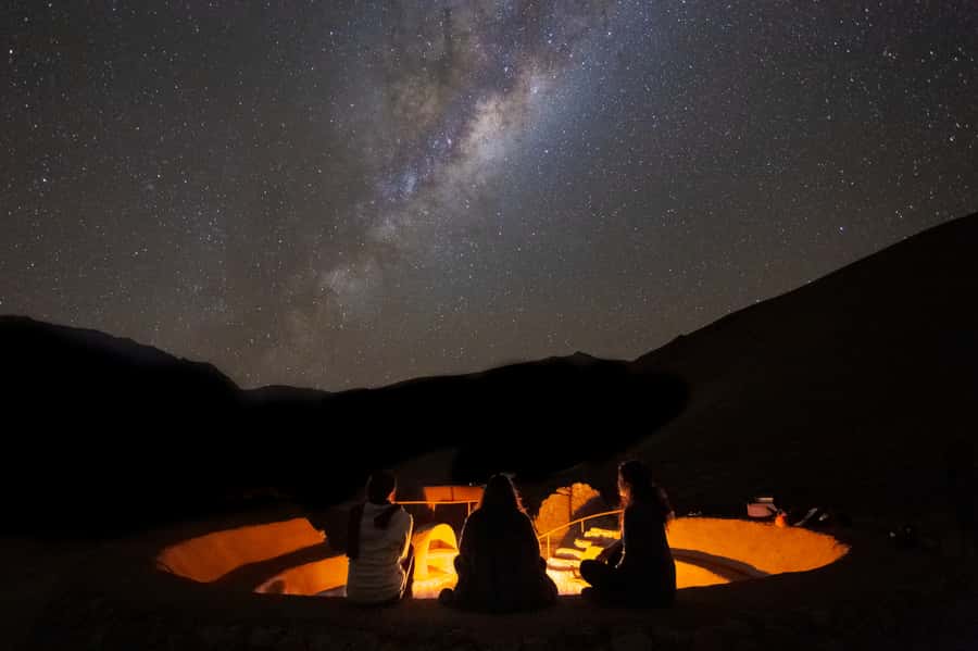 Pisco Elqui: Mountaintop Stargazing and Night Portrait - Getting oriented at the mountain viewpoint