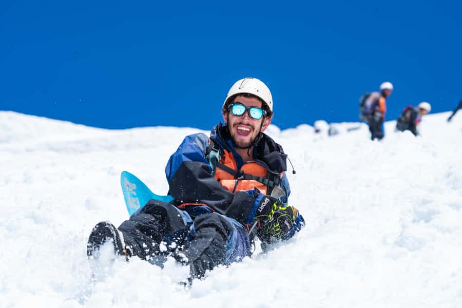 Pucón: Ascent to Villarrica Volcano - Reaching the 2,848-meter crater