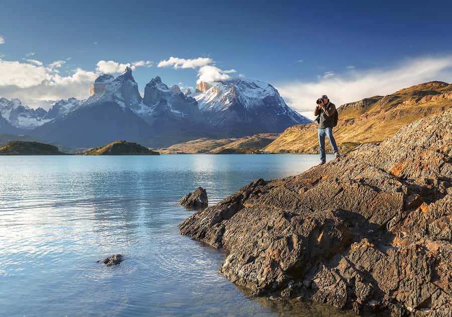 Puerto Natales: Full day tour Torres del Paine National Park - Laguna Amarga and the return through the park