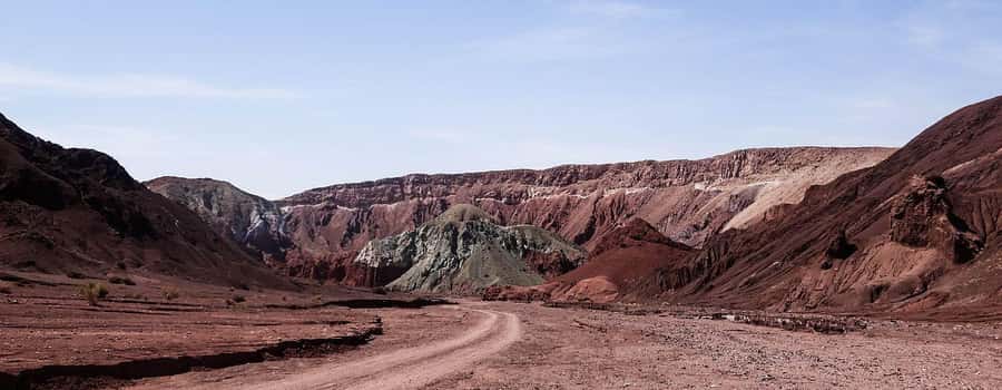 Rainbow Valley - Entering the Domeyko mountain range