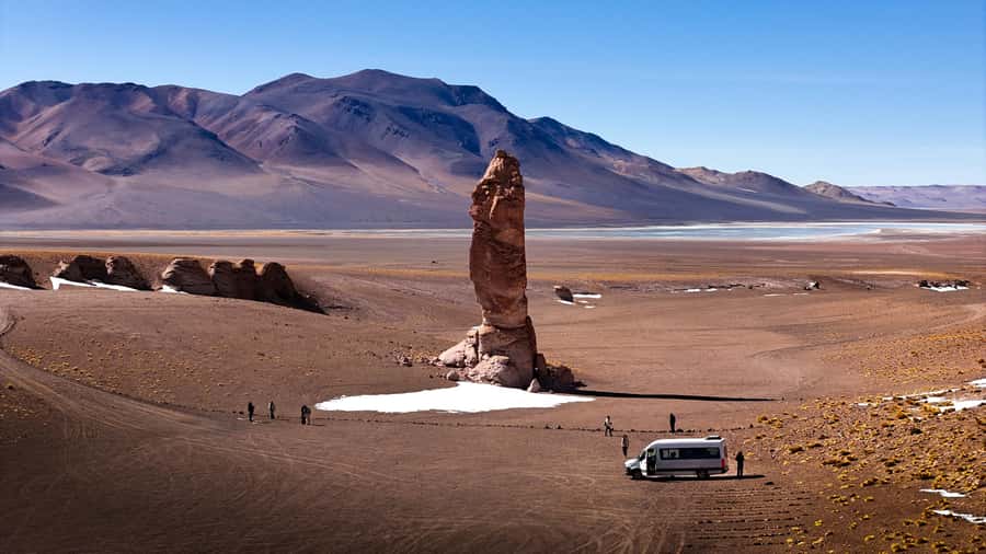 San Pedro de Atacama: Atacama Desert and Salt Flats Day Trip - Pacana’s Monks and ancient volcanic forces