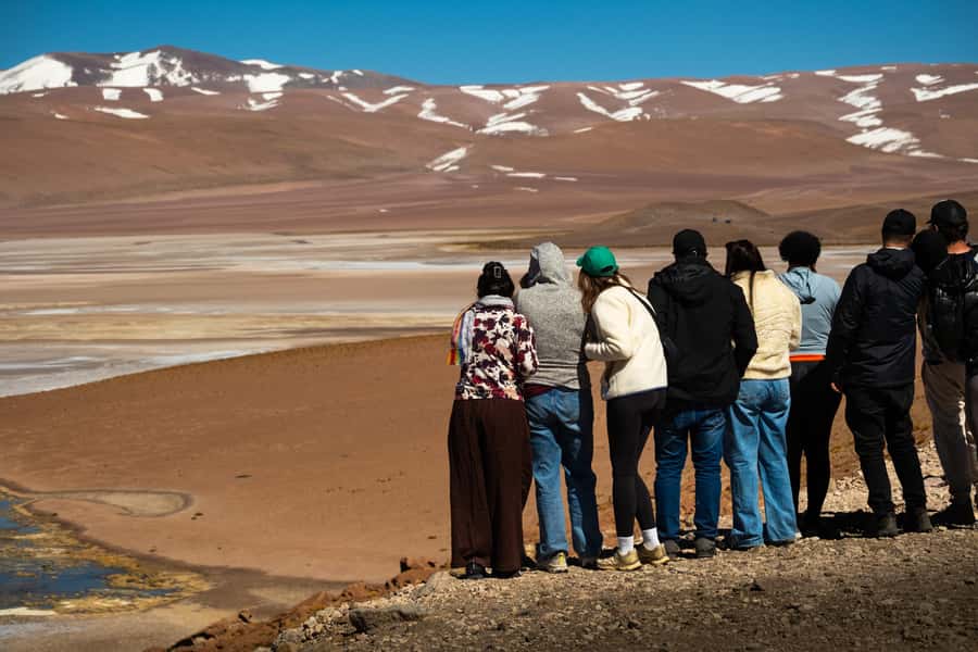 San Pedro de Atacama: Atacama Desert and Salt Flats Day Trip - Crystal and Black lagoons to finish the route