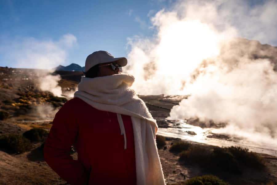 San Pedro de Atacama: El Tatio Geysers Tour - Watching the steam and sunrise at El Tatio