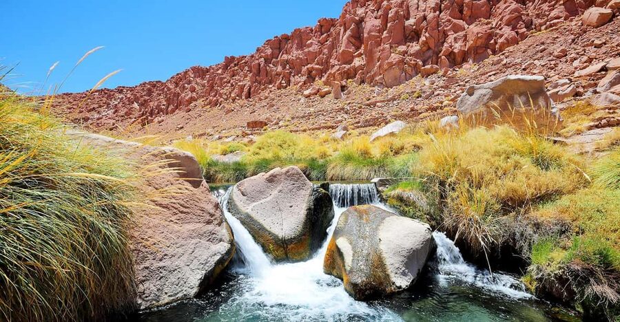 San Pedro de Atacama: Puritama Hot Springs - The ride from San Pedro to a desert oasis
