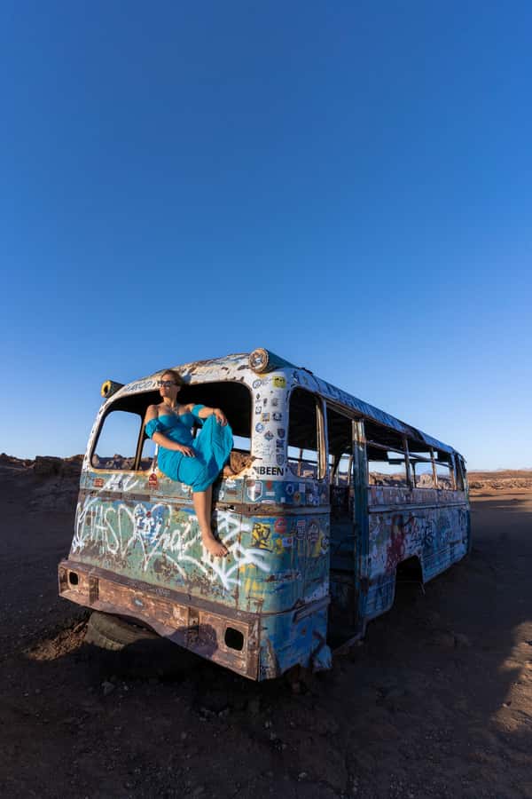 San Pedro de Atacama: Vallecito + Magic Bus - Reaching Vallecito and the abandoned bus