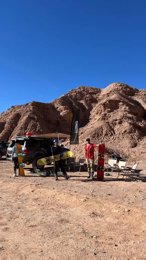 Sandboarding Tour in San Pedro de Atacama, Chile - Professional boards, boots, helmets, and goggles