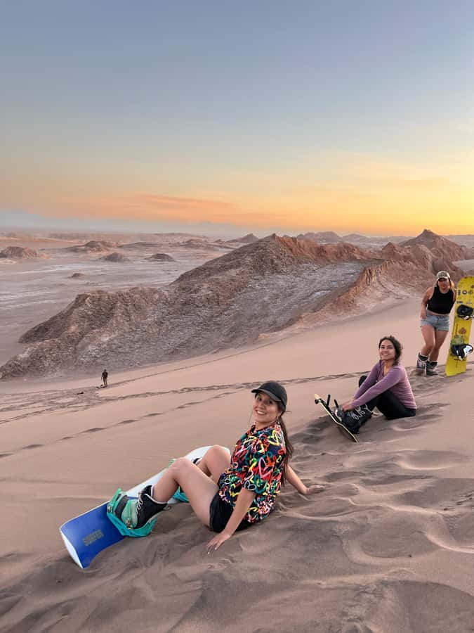 Sandboarding Tour in San Pedro de Atacama, Chile - What the snack and videos add