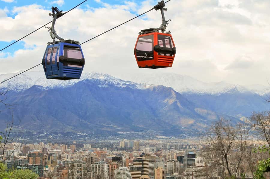 Santiago: 2-Day Hop-On Hop-Off Bus Ticket and Cable Car - Start at Parque Arauco and move through modern Santiago