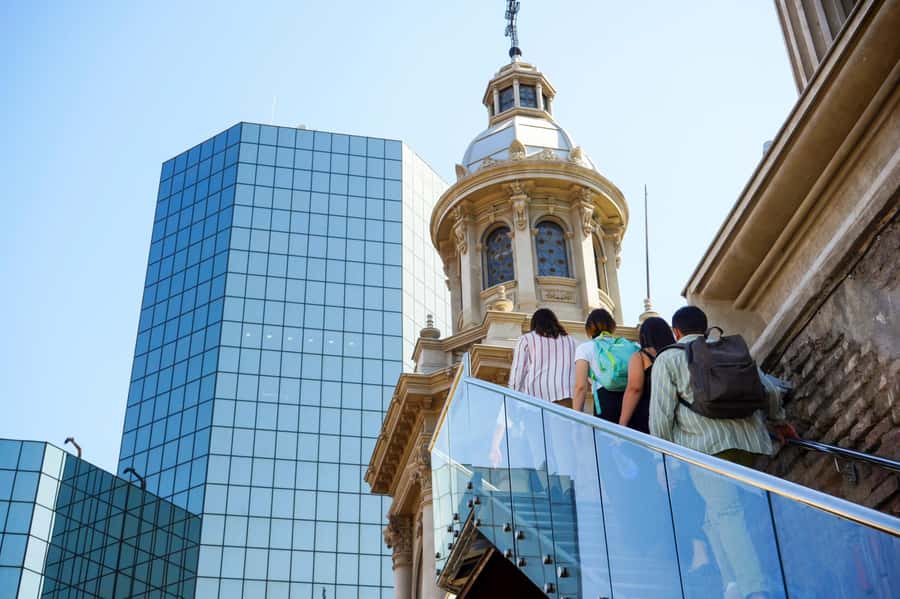 Santiago Cathedral's Bell Tower Official Tour - Climbing above Santiagos Plaza de Armas