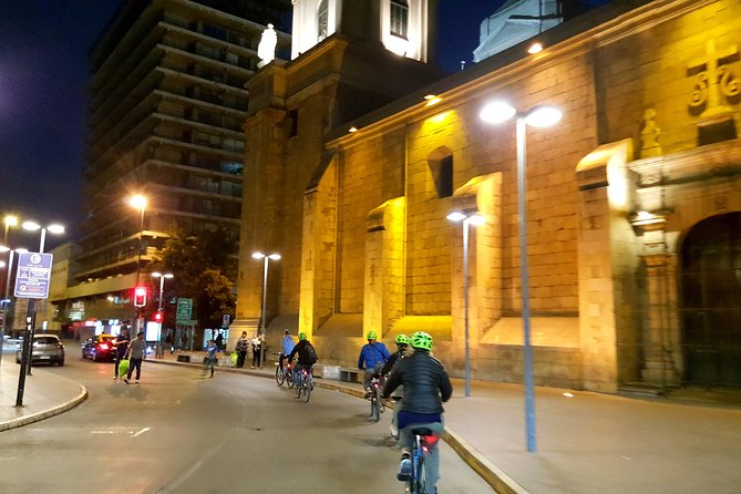 Santiago Evening Bike Tour - Plaza Baquedano and the ride through Parque Forestal