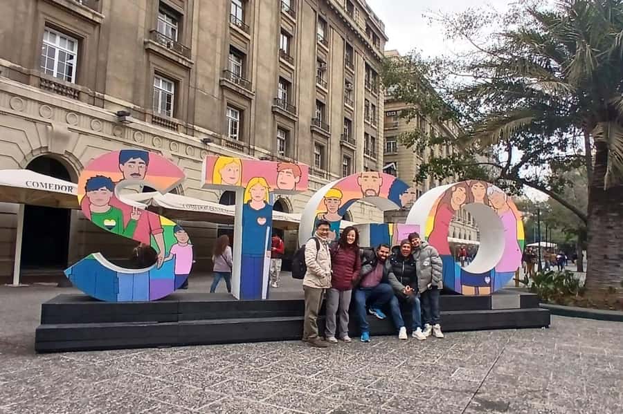Santiago Half-Day Walking Tour with Hotel Pick up & Brunch - Plaza de Armas and the Cathedral explain old Santiago