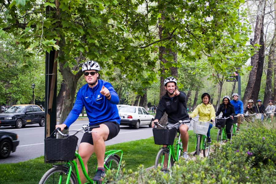 Santiago: Highlights, Parks and Politics Bike Tour - Starting near Plaza Mori and Baquedano