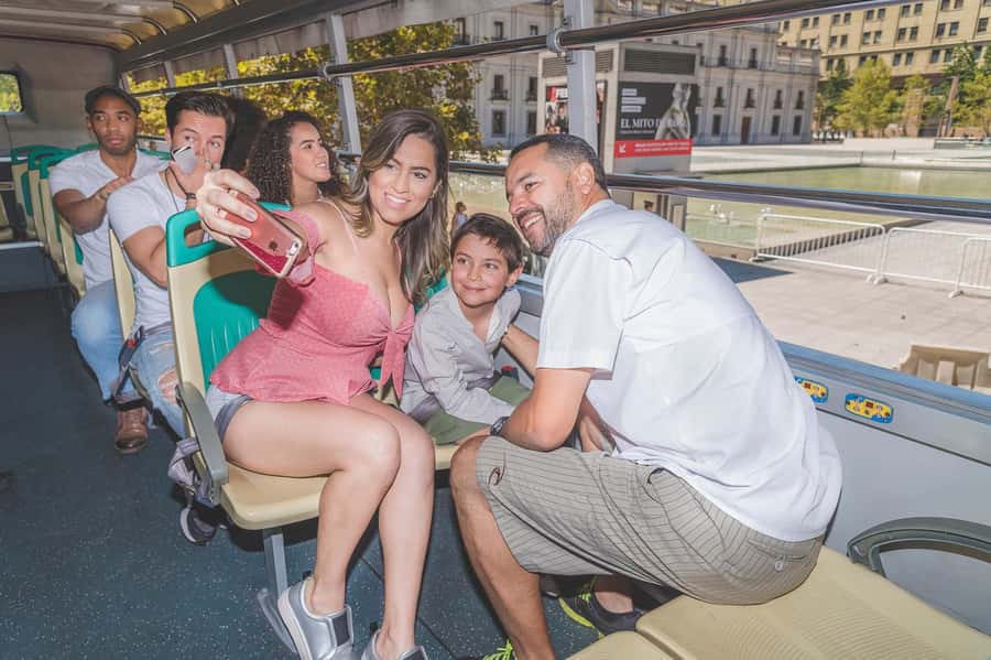 Santiago: Hop-on Hop-off Bus Day Ticket with Audio Guide - Plaza de la Aviación adds a riverside pause