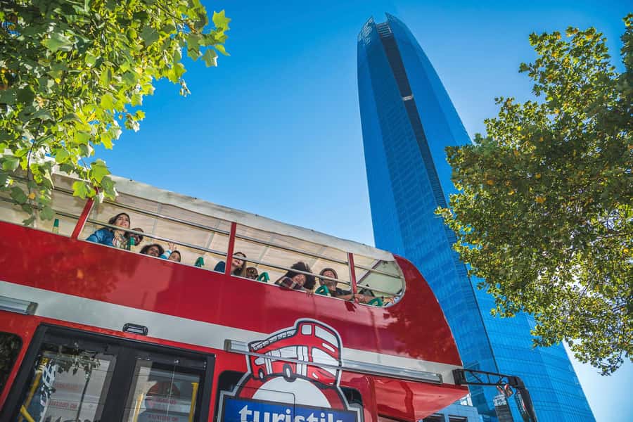 Santiago: Hop-on Hop-off Bus Day Ticket with Audio Guide - Cerro San Cristóbal brings the biggest views
