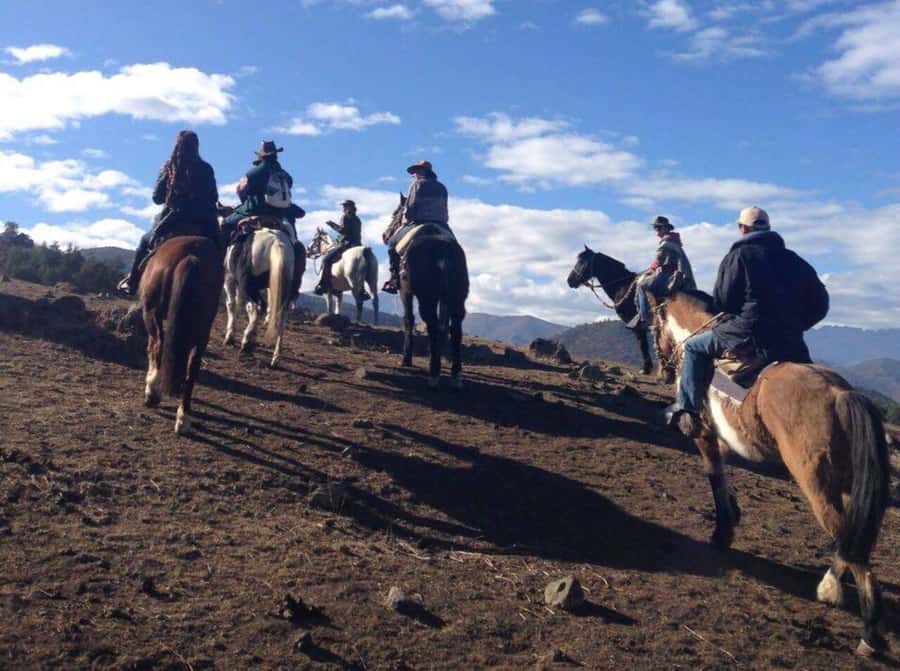 Santiago: Private Andes Foothills Horseback Riding. Half day - The optional cheese and wine finish
