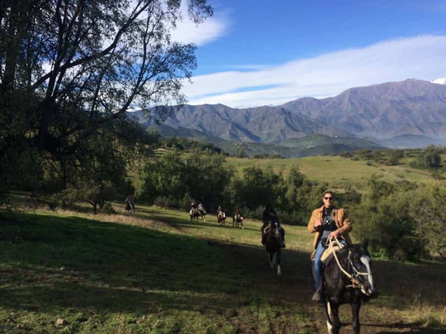 Santiago: Private Andes Foothills Horseback Riding. Half day - Native forest, steady climbs, and a Chilean saddle