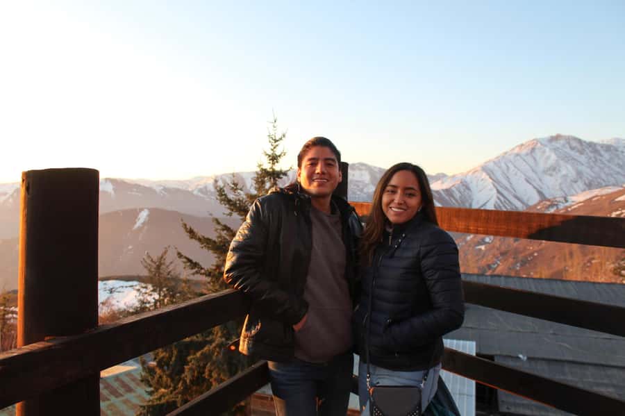 Sunset over the Andes Mountains - What the $117 price covers
