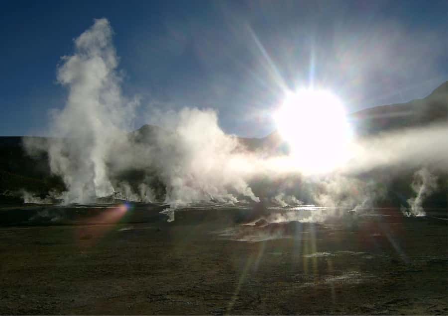 Tatio Gayser - Tour : San Pedro de Atacama - Chile - Four hours among the steam vents