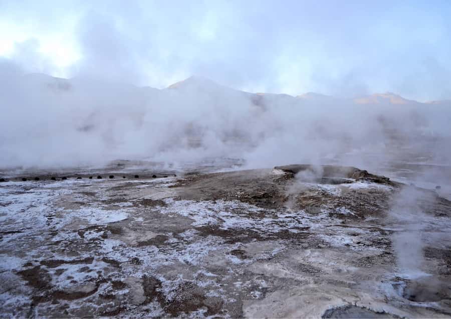 Tatio Gayser - Tour : San Pedro de Atacama - Chile - The van ride from San Pedro