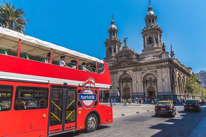 Tourist bus around Santiago for a day - Why this bus works well for a first day in Santiago