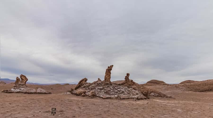 Valle de la Luna (Moon Valley) from San Pedro de Atacama - The Salt Caves bring you close to the formations