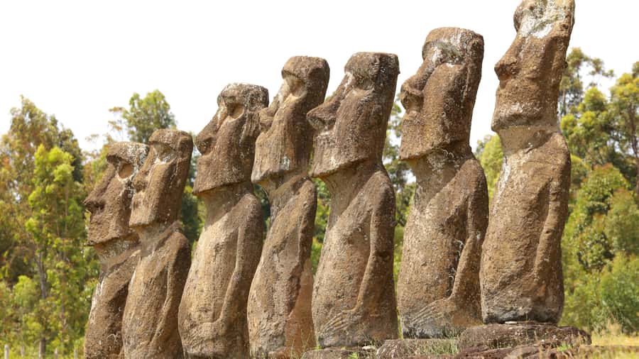 Volcanic Refuges: Excursion to Underground Civilization - Ahu Akivi connects the cave with the moai